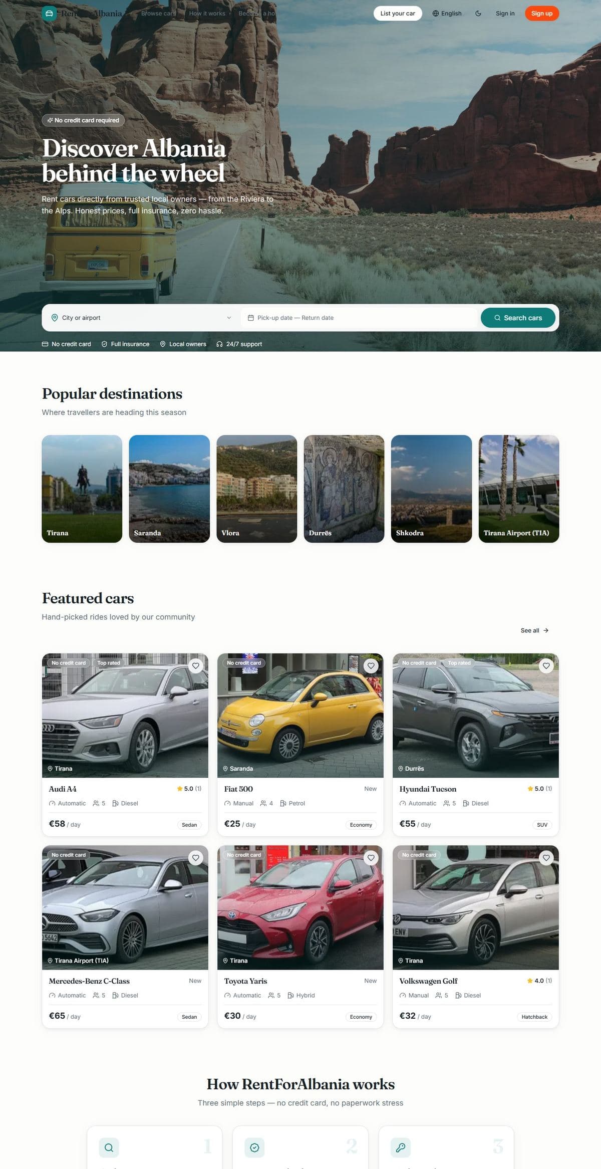 RentForAlbania: Platformë web (marketplace)